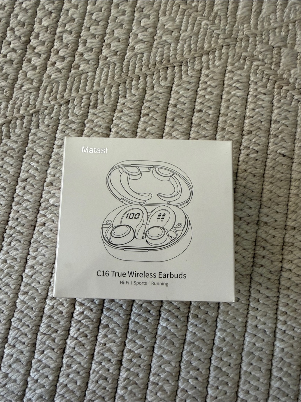 C16 True Wireless Earbuds - White